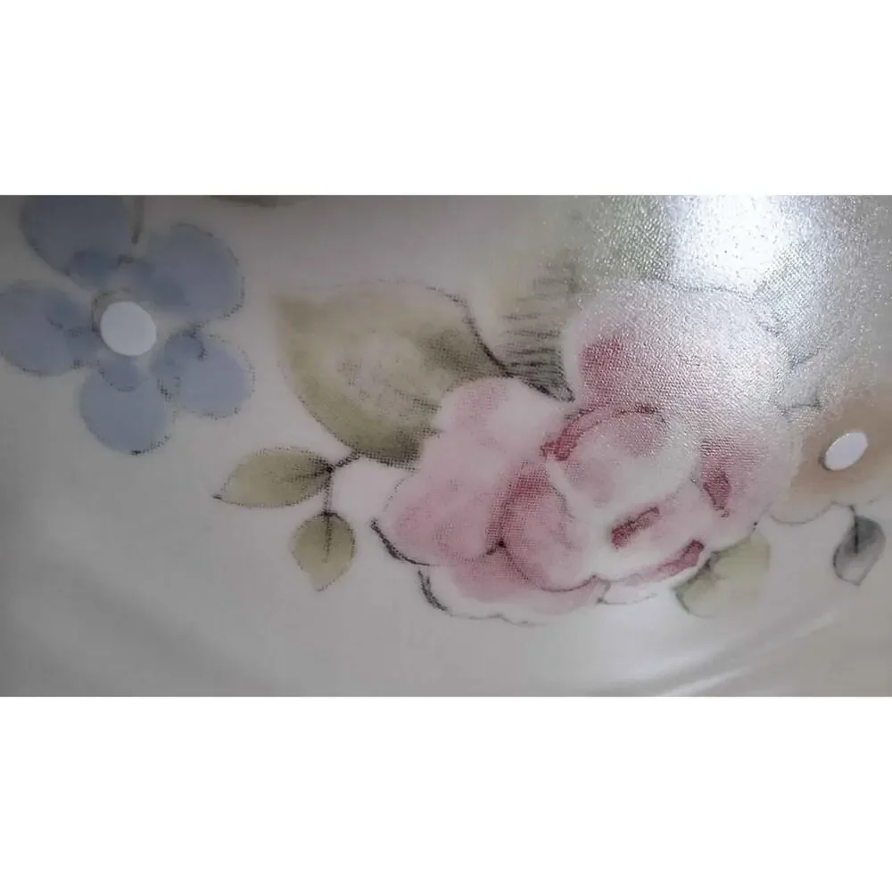 Vintage Pfaltzgraff Tea Rose Heart Shaped Nesting Bowls (Set of 2) - Made in USA